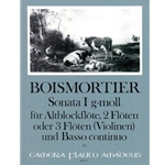 Boismortier, Joseph Bodin de Sonata I op. 34 in g minor