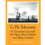 Telemann, GP Trio Sonata 61 in e minor (TWV42:e9)