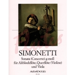 Simonetti, GP [=Winfried Michel]: Sonata (Concerto) in g minor op. 4/2