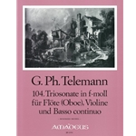 Telemann, GP Trio sonata in f minor (TWV 42:f1)
