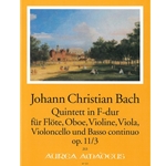 Bach, JC 6 Quintets, op. 11, v. 3: F Major