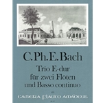 Bach, CPE Trio sonata in E Major (Wq 162)