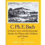 Bach, CPE 12 little pieces (Wq81)