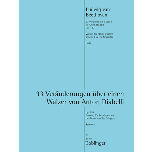 33 Variations on a Waltz by Anton Diabelli op. 120 (PARTS)