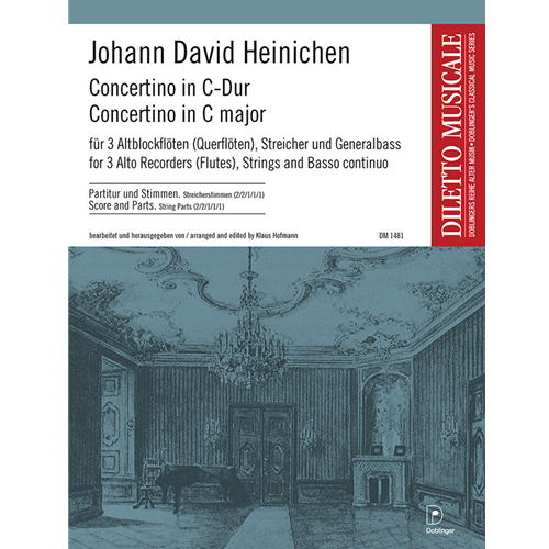 Heinichen : Concertino in C-major (SCORE and PARTS)