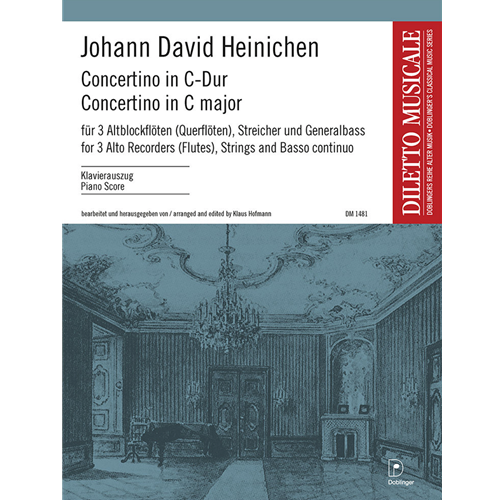 Heinichen : Concertino in C-major (PIANO SCORE)