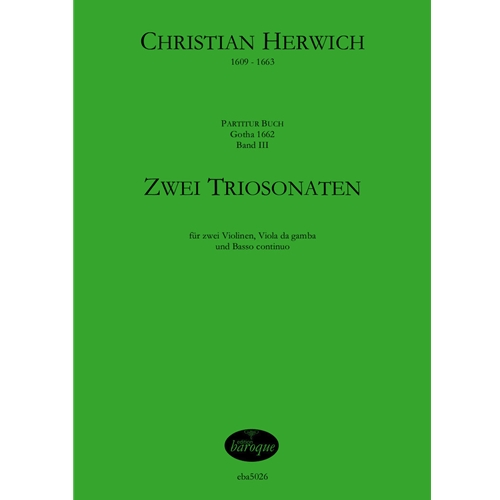 Herwich, Christian: 2 Trio Sonatas