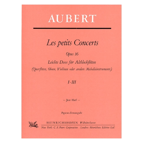 Aubert, Jacques: Les petits Concerts, op. 10/1-3