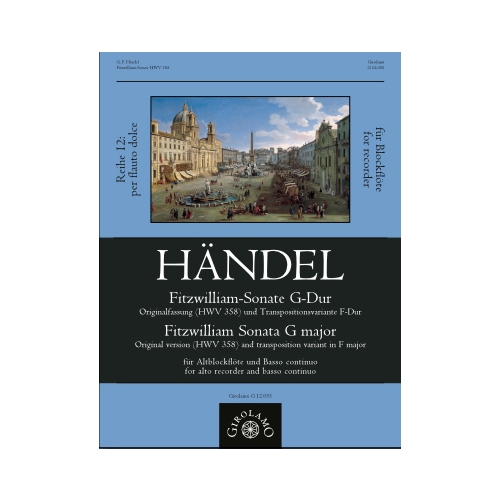 Handel, GF: Fitzwilliam Sonata in G