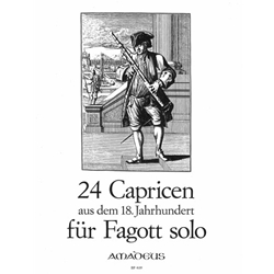 Anonymous: 24 Capricen from the 18th Century for bassoon/cello solo