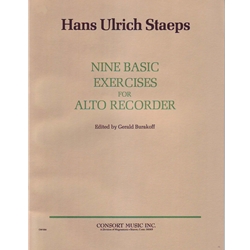 Staeps 9 Basic Exercises for Alto Recorder