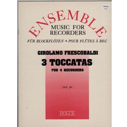 Frescobaldi, Girolamo 3 Toccatas (Fiori Musicali) (Sc+P)