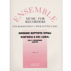 Vitali Sinfonia a sei (1684) (Sc+P)