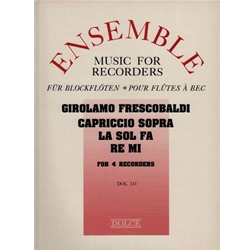 Frescobaldi, Girolamo Capriccio sopra La Sol Fa Re Mi (Sc+P)