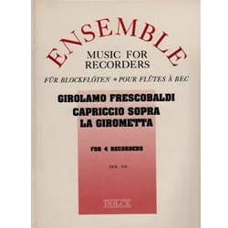 Frescobaldi, Girolamo Capriccio sopra La Girometta (Sc+P)