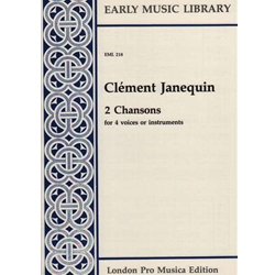 Janequin 2 Chansons (4 x Sc)