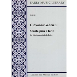 Gabrieli, G Sonata pian e forte (Sc+P)