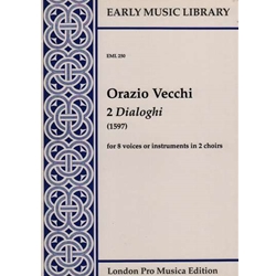 Vecchi 2 Dialoghi a8 (1597) (Sc+P)