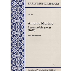 Mortaro 2 Canzoni da Sonar (1600) (4 x Sc)