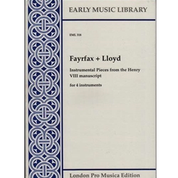 Fayrfax Instrumental Pieces from the Henry VIII ms. (4 x Sc)