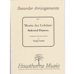 Moritz der Gelehrte Selected 5-Part Dances (Sc+P)