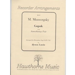 Mussorgsky Gopak (Sorochintzy Fair) (Sc+P)