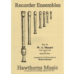 Mozart, WA Fugue in d minor (Sc+P)