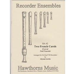 Lewin 2 French Carols (Sc+P)