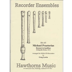 Praetorius, H Resonet in Laudibus (Sc+P)