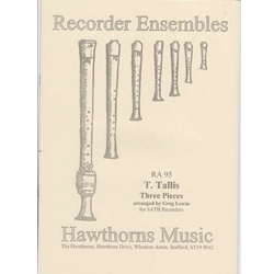 Tallis 3 Pieces (from Mulliner Book) (Sc+P)