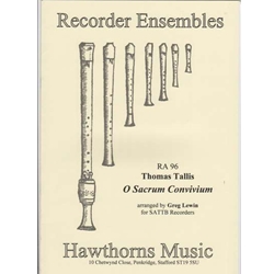 Tallis O sacrum convivium (Sc+P)