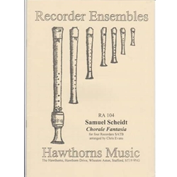 Scheidt, Samuel Chorale Fantasia  (Sc+P)