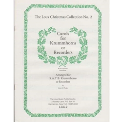 Phelps Carols for Krummhorns or Recorders - set of parts