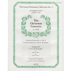 Corelli, Arcangelo Christmas Concerto (op. 6/8, ca. 1710) (Sc+P)
