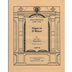 Mattheson Gigue in d minor (Sc)