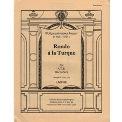 Mozart, WA Rondo a la Turque  (Sc+P)