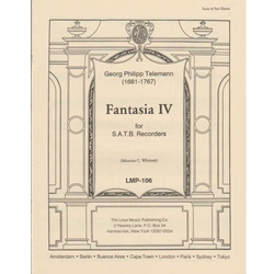 Telemann, GP Fantasia IV (Sc+P)