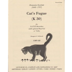 Scarlatti, D Cat’s Fugue (K. 30) (Sc+P)