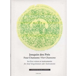 Josquin 4 Chansons (Sc+P)