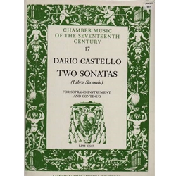 Castello, Dario 2 Sonatas (Sc+P)