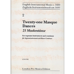 Anonymous 21 Masque Dances (Sc+P)