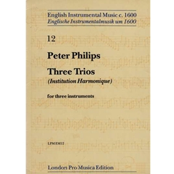 Philips 3 Trios (Institution Harmonique) (Sc+P)