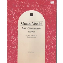 Vecchi 5 Canzonette (1596) (6 x Sc)