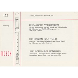 Unger Hungarian Folk Songs from collections of Bartok & Kodaly (Sc)