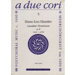 Hassler Laudate Dominum (Sc+P)