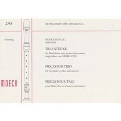 Purcell, Henry Trio Pieces (Sc)