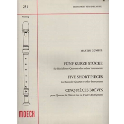 Gumbel 5 Short Pieces (Sc)