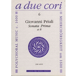 Priuli Sonata Prima a 8 (Sc+P)