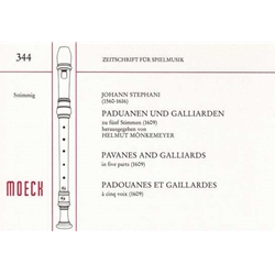 Stephani Five-Part Pavans and Galliards (Sc)