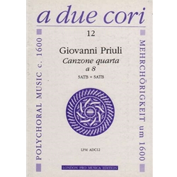 Priuli Canzone Quarta a 8 (Sc+P)